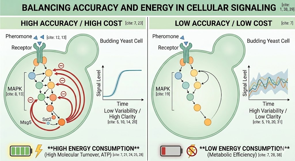 Balancing Accuracy and Energy in Cellular Signalling: How MAPK Cascades Are Optimized for Real Biological Constraints